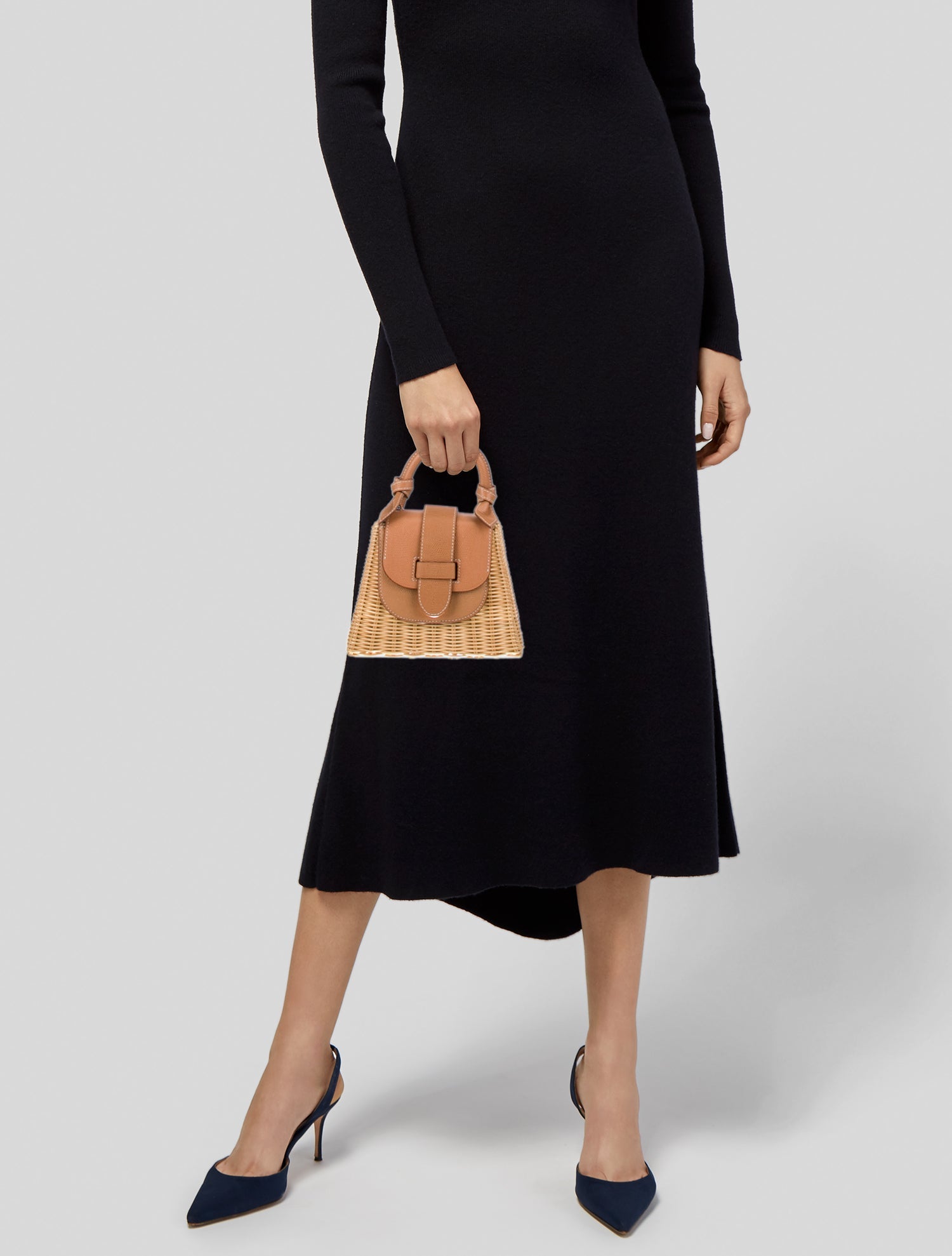 Pamela Munson Bamboo Top Handle Bag